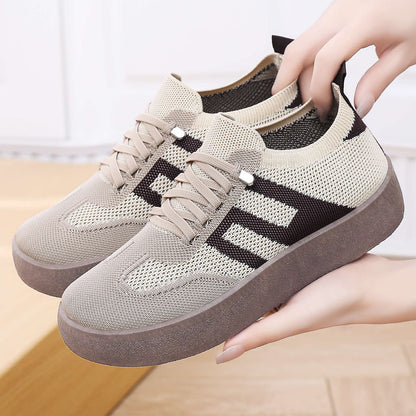 Damen Sneaker Bequem Plattformsohle Hochzeitsschuhe - BerlinGlamour