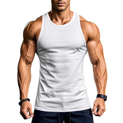Herren Fitness Tanktop Atmungsaktiv Sporttop Racerback - BerlinGlamour