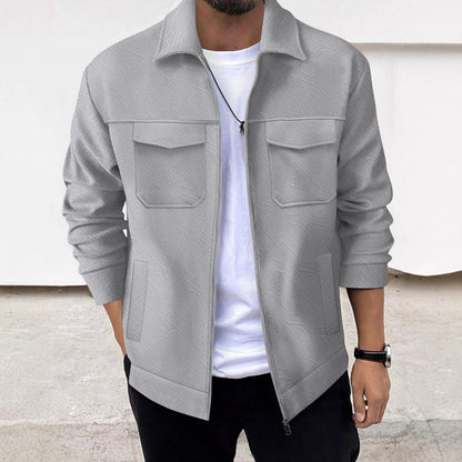 Herren Jacke Modern Stylisch Mit Taschen