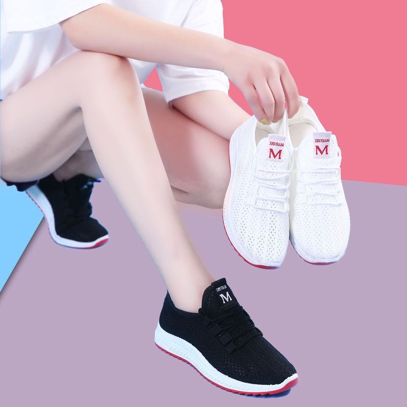Damen Sneaker Sport Schuhe Atmungsaktiv Trendy - BerlinGlamour