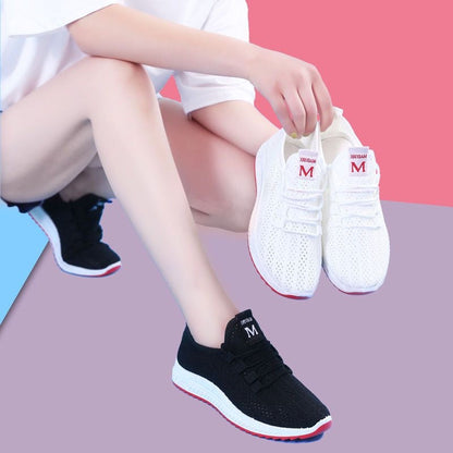 Damen Sneaker Sport Schuhe Atmungsaktiv Trendy - BerlinGlamour