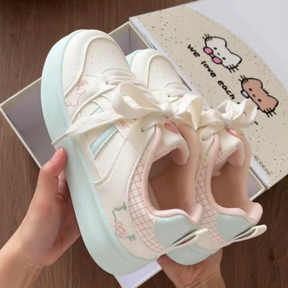 Damen Sneaker Bequem Verspielt Luftpolsterung