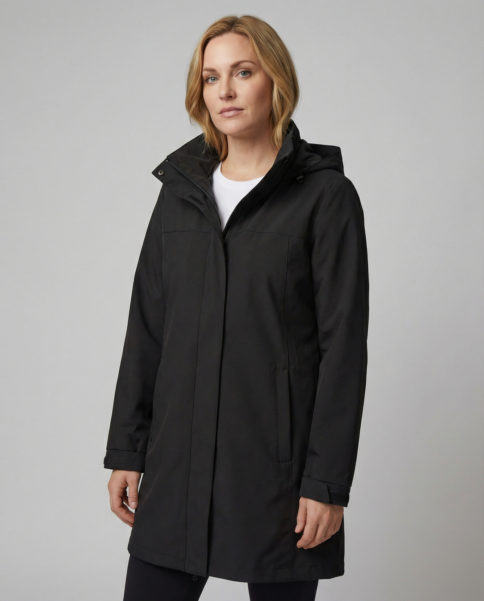 Damen Parka Jacke Sportlich Wasserdicht mit Taschen - BerlinGlamour