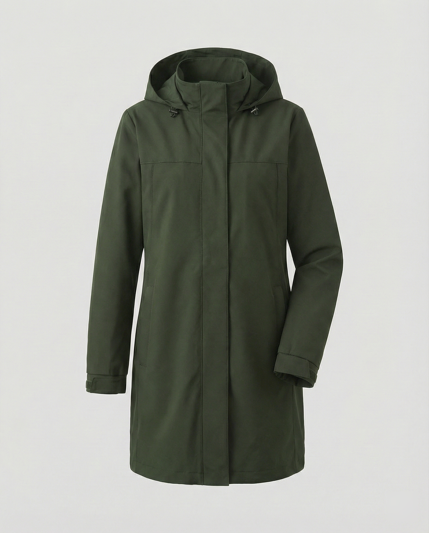 Damen Parka Jacke Sportlich Wasserdicht mit Taschen