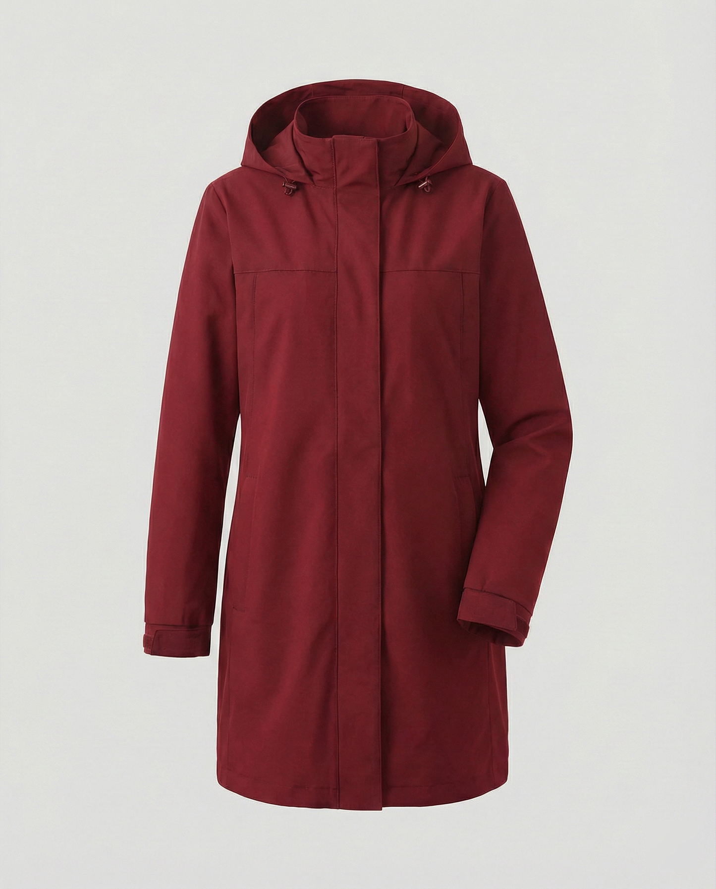 Damen Parka Jacke Sportlich Wasserdicht mit Taschen