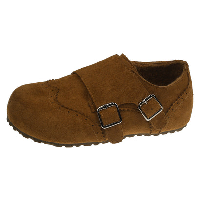 Damen Clogs Weichleder Bequem Schnallenverschluss Modern