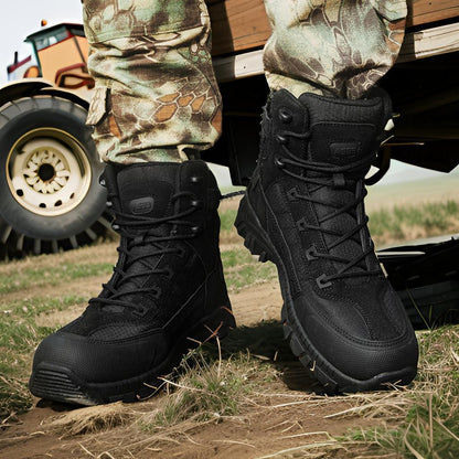 Herren Stiefel Strapazierfähig Robust Outdoor Einsatzstiefel