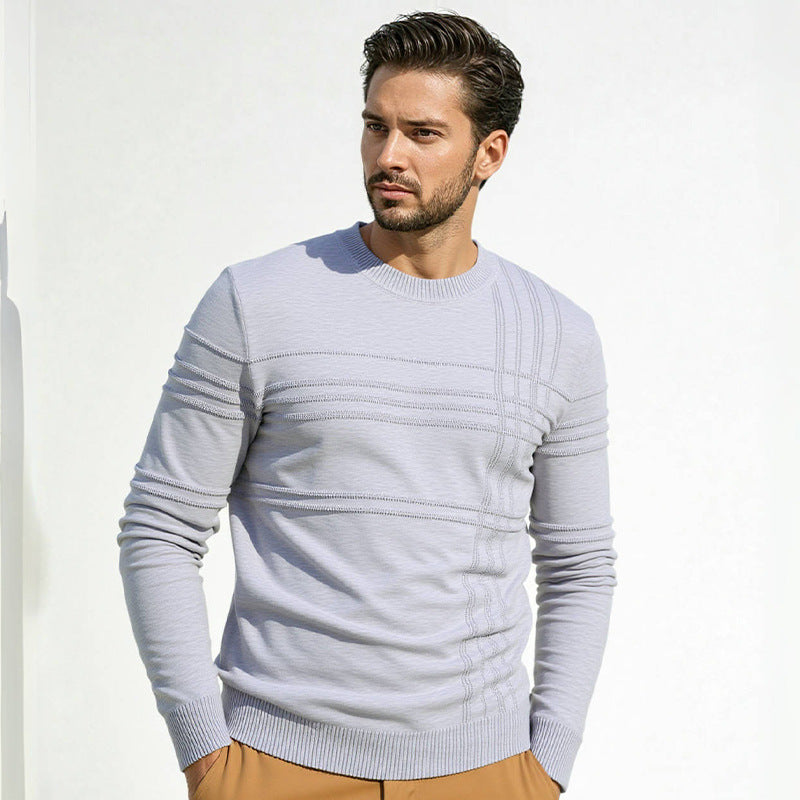Herren Strickpullover Modern Strukturiert Berlin Style