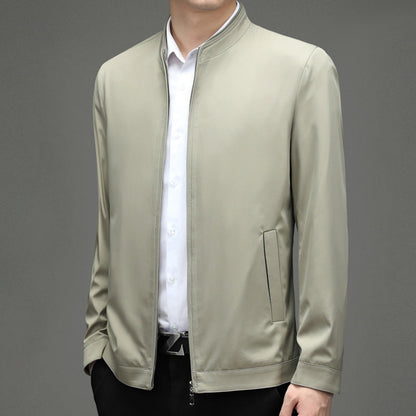 Herren Übergangsjacke Modern Stehkragen Praktisch