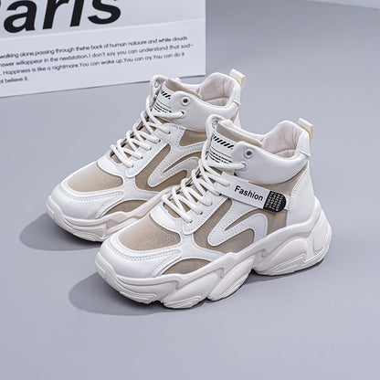 Damen Sneaker High-Top atmungsaktiv mit verstärktem Sohlenprofil