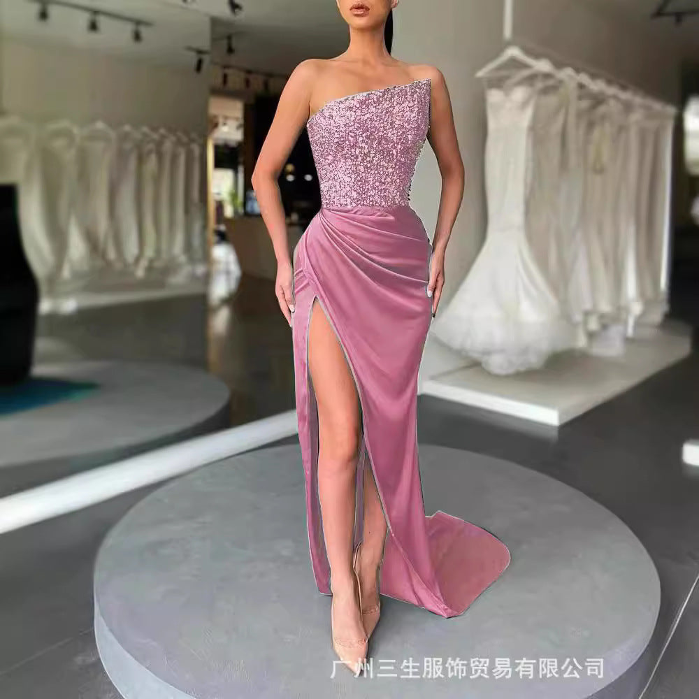 Elegantes Abendkleid Mittellang Damenkleid Party