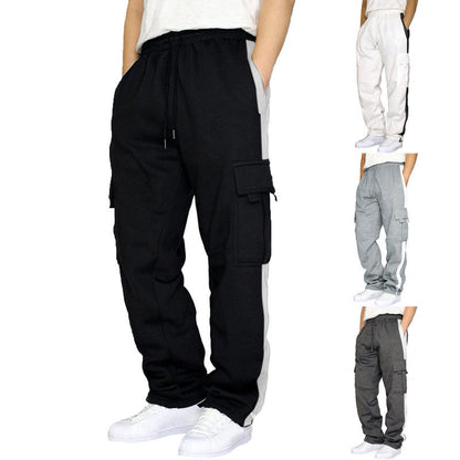 Herren Cargo-Hose Elastisch Viel Taschen Modern - BerlinGlamour