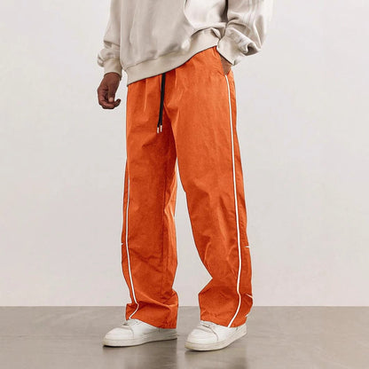 Herren Sport Hose lässig mit Streifen Seitenstreifen