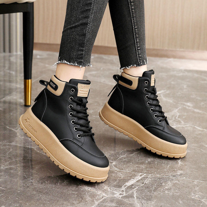 Damen Sneaker High-Top Modell Rutschfest Schnürsenkel