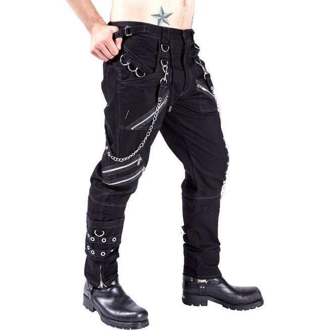 Herren Cargo-Hose Militärstil mit vielen Taschen