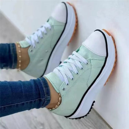 Damen Plateausneaker Sportlich Mit Kettenakzent Modisch