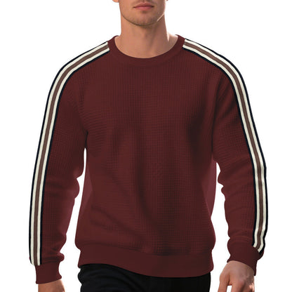 Herren Sweatshirt Lässig Mit Streifen Sportlich