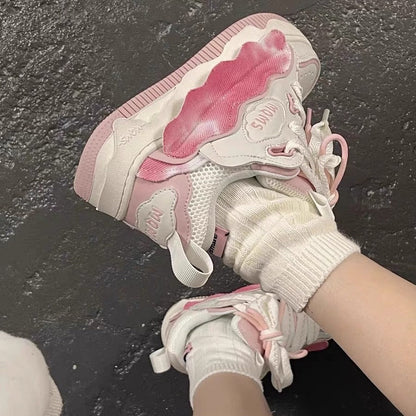 Damen Sneaker Sportlich Bequem Komfort Laufschuhe