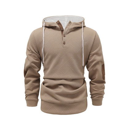Herren Kapuzenpullover Sportlich Modern Strukturdesign