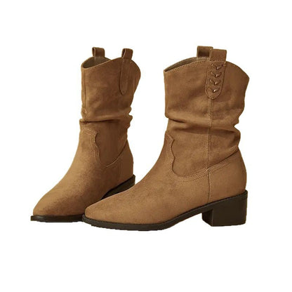 Damen Stiefeletten Elegantes Design Rustikal Modisch