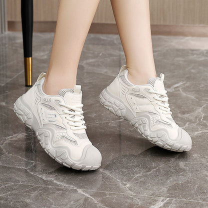Damen Sneaker Sportlich Atmungsaktiv Mit Mesh-Obermaterial