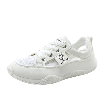 Damen Freizeitschuhe Atmungsaktiv Florales Netzdesign Sneaker