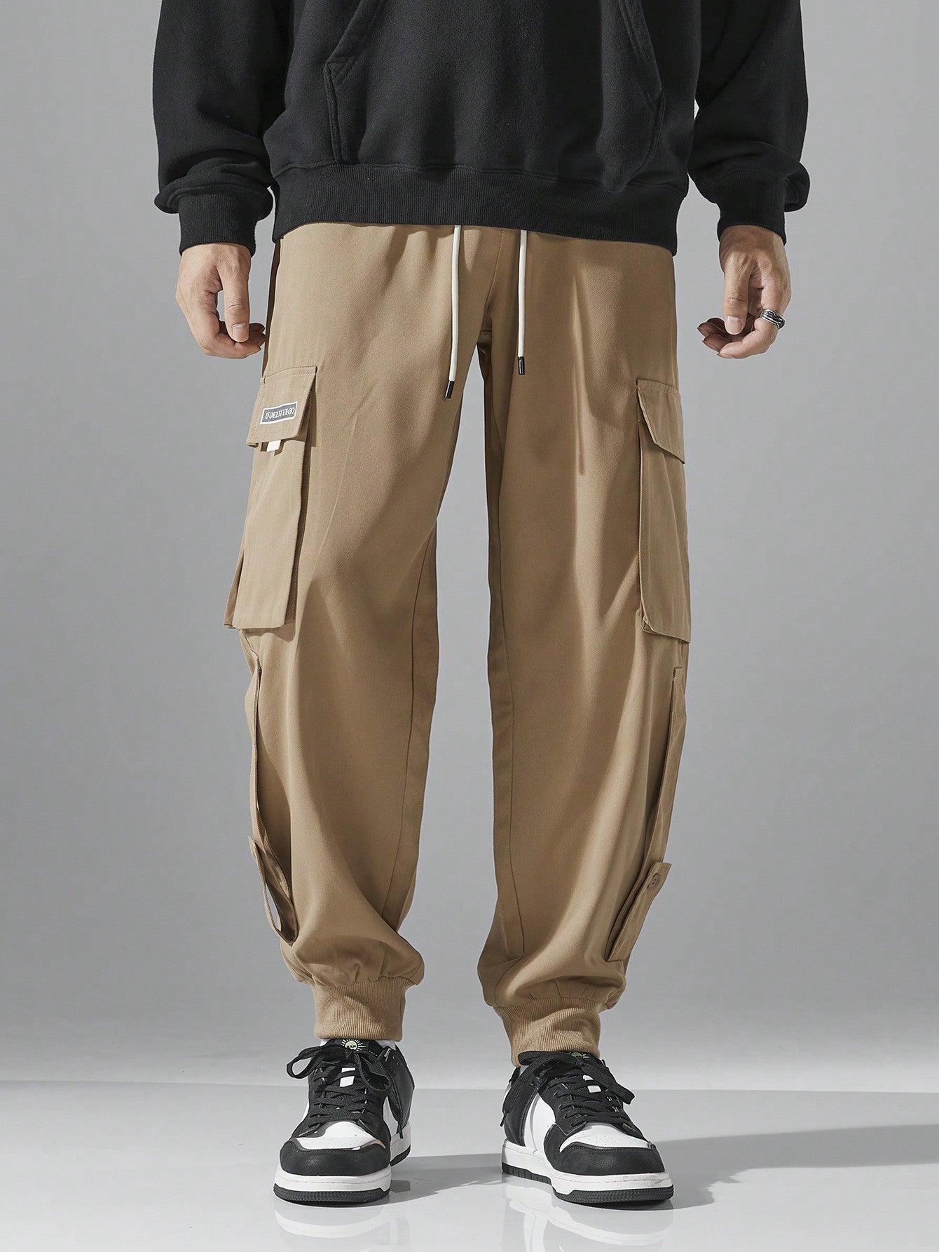 Herren Cargo-Hose Praktisch Mit Vielen Taschen Modern