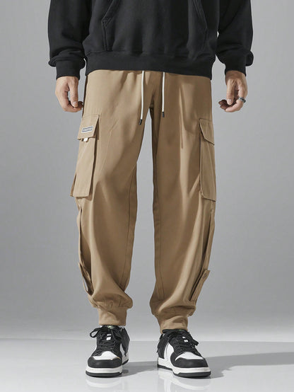 Herren Cargo-Hose Praktisch Mit Vielen Taschen Modern