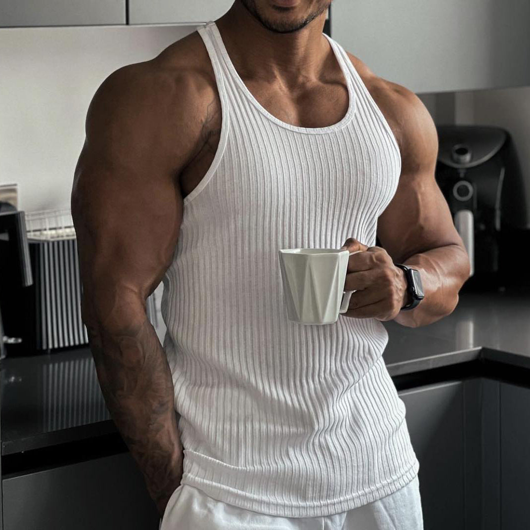 Herren Tanktop Sportlich Atmungsaktiv Leicht - BerlinGlamour
