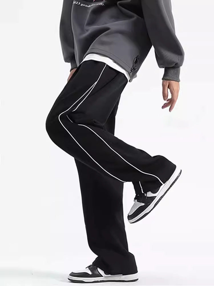 Herren Sporthose Lässig Elegante Side Streifen - BerlinGlamour