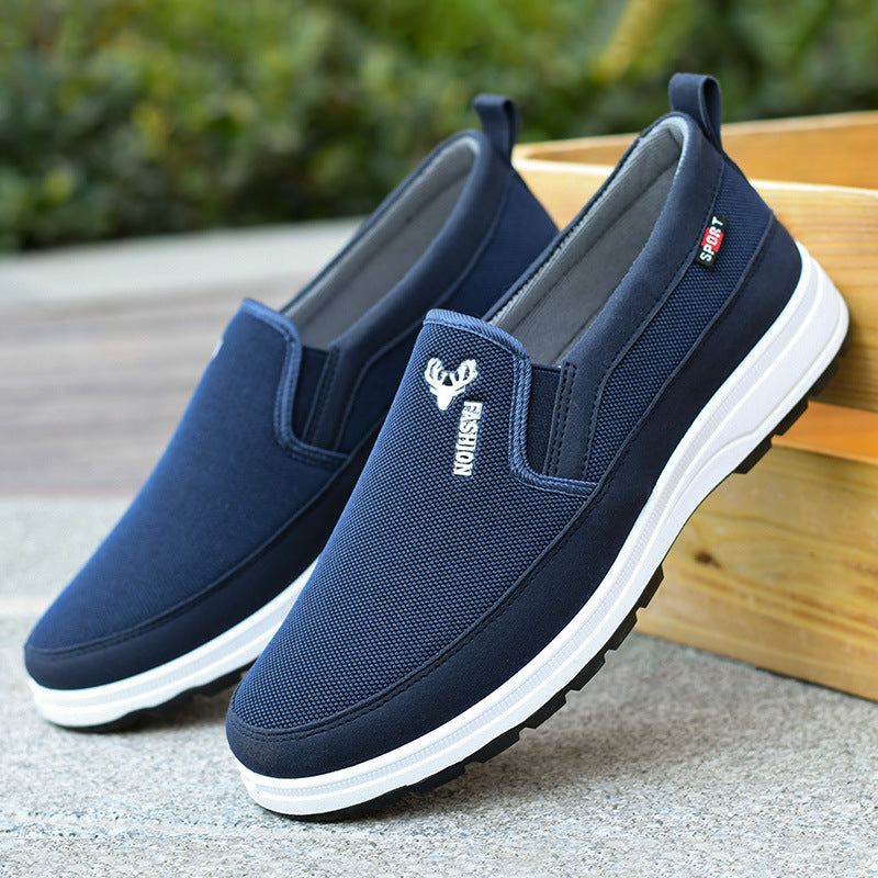 Damen Slip-On Schuhe Bequem Elastisch Breit