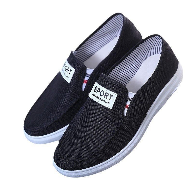 Damen Sportslipper Canvas Bequem Modern