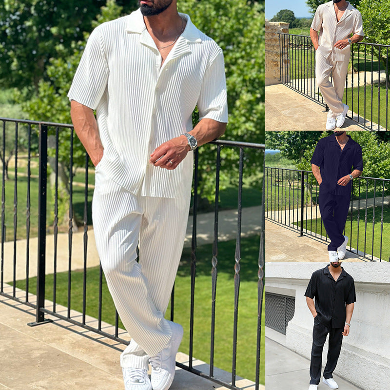 Herren Hemd und Hose Set Modern Leicht Berlin Stil - BerlinGlamour