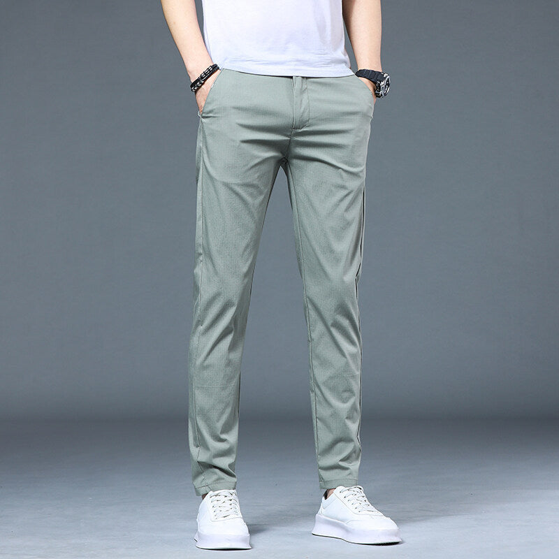 Herren Freizeithosen Slim Fit Modern Luftig Bequem
