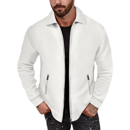 Herren Freizeitjacke Elegant Strukturiert Modern