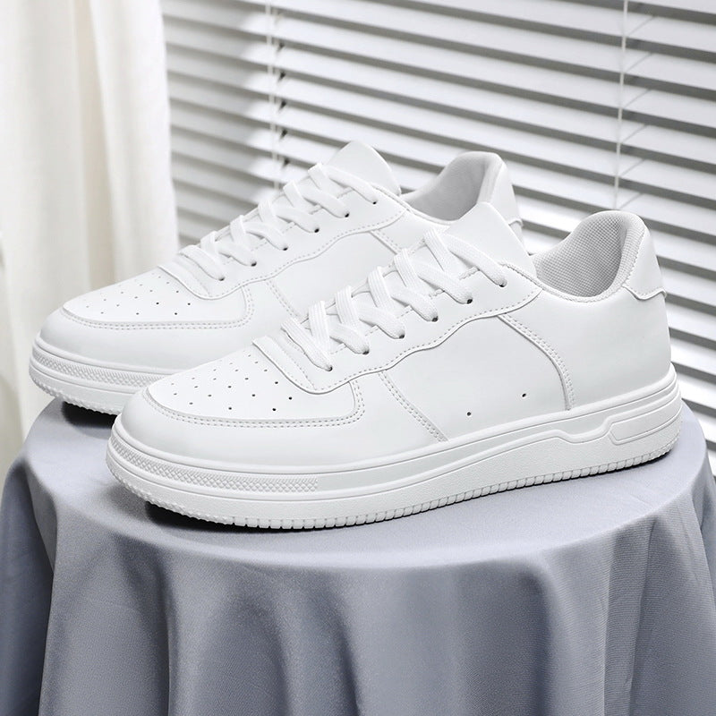 Damen Sneaker Robustes Leder Bequem Sportlich