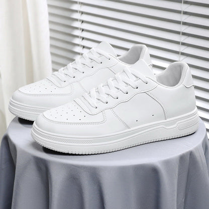 Damen Sneaker Robustes Leder Bequem Sportlich