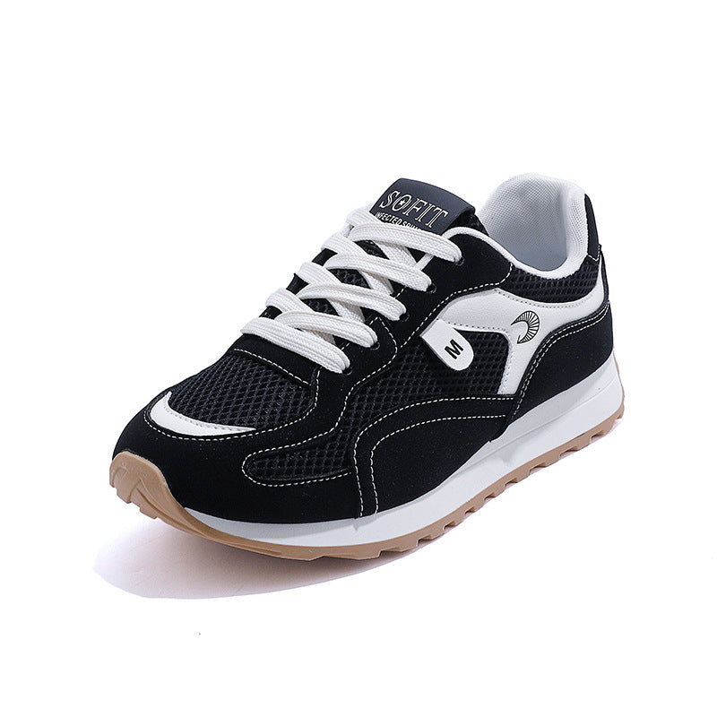 Herren Sneaker Sportlich Laufschuhe Schwarz