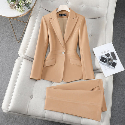 Moderne Business Blazer Hosenkombi Damen