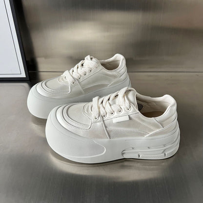 Damen Sneaker PlateauSchuhe Hoch mit Mesh Oberfläche