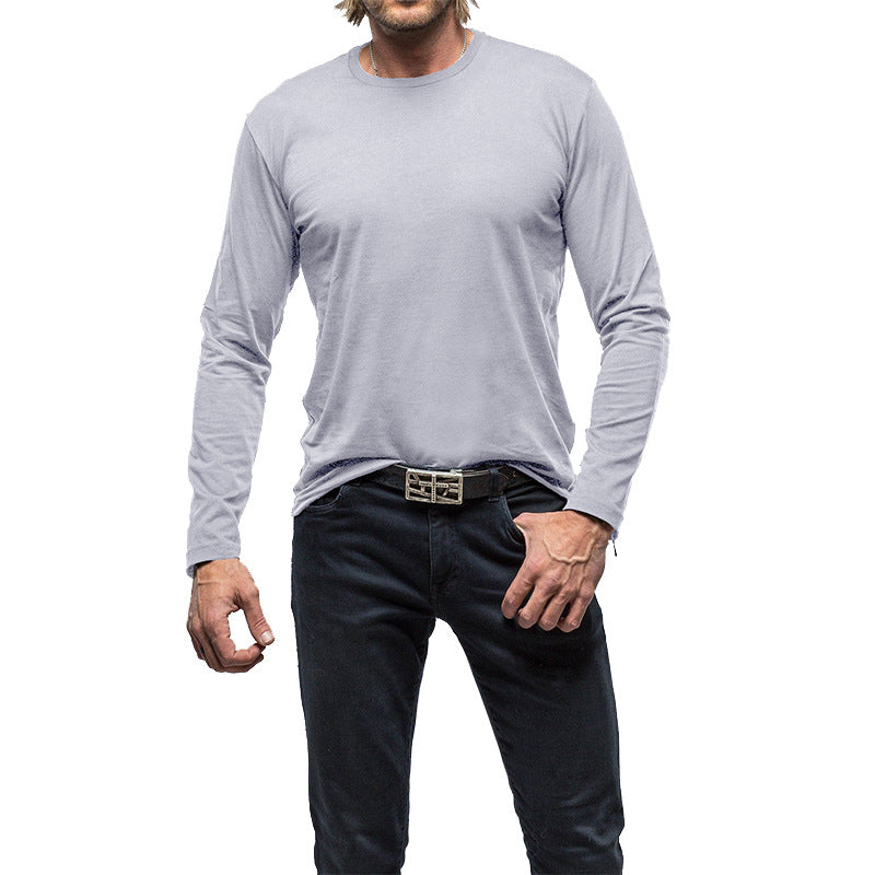Herren Langarmshirt Atmungsaktiv Funktionsshirt Sportlich