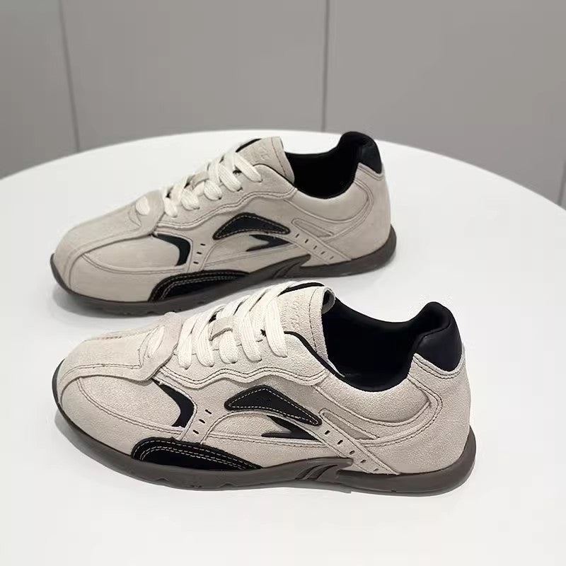 Damen Sneaker Weich Wildleder Bequem Rutschfest