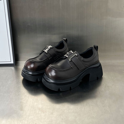 Damen Clogs Chunky mit Schnallen Dekoration Rutschfest