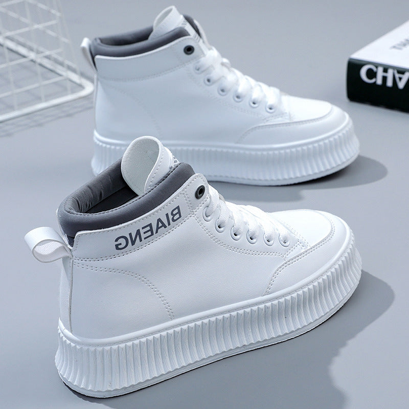 Damen Sneaker Hoch Modisch mit Dämpfung - BerlinGlamour