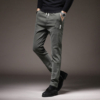 Bequeme Herren Chino-Hosen Elastisch Stretch