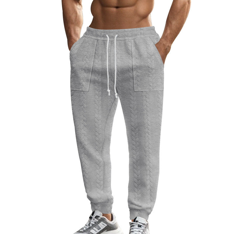 Herren Jogginghose Bequem Lockere Fit Mit Taschen