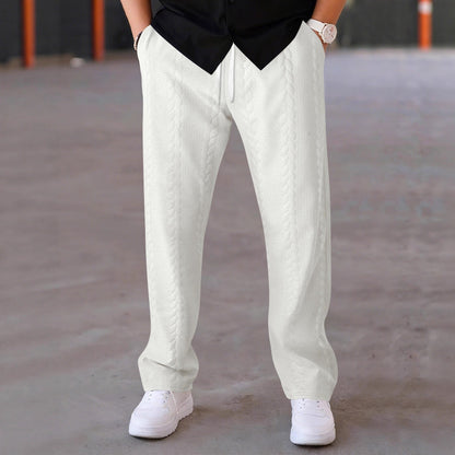 Herren Freizeithose Elegant Strukturiert Modern