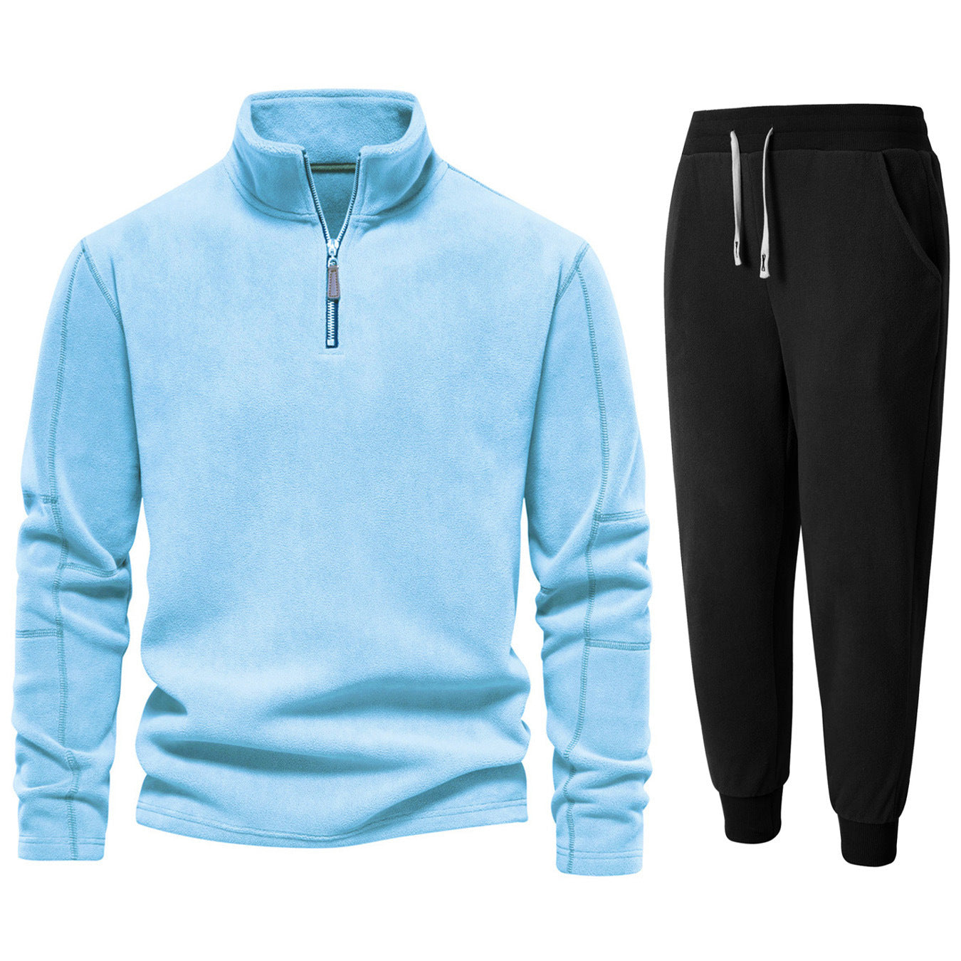 Herren Fleeceanzug Stehkragen Warm Bequem - BerlinGlamour
