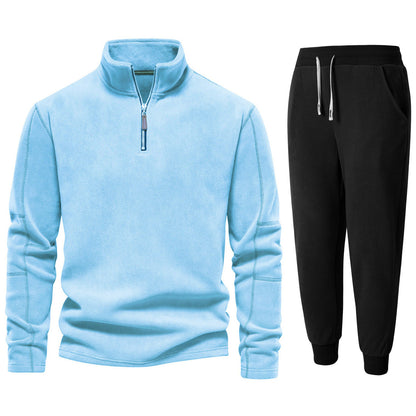 Herren Fleeceanzug Stehkragen Warm Bequem - BerlinGlamour