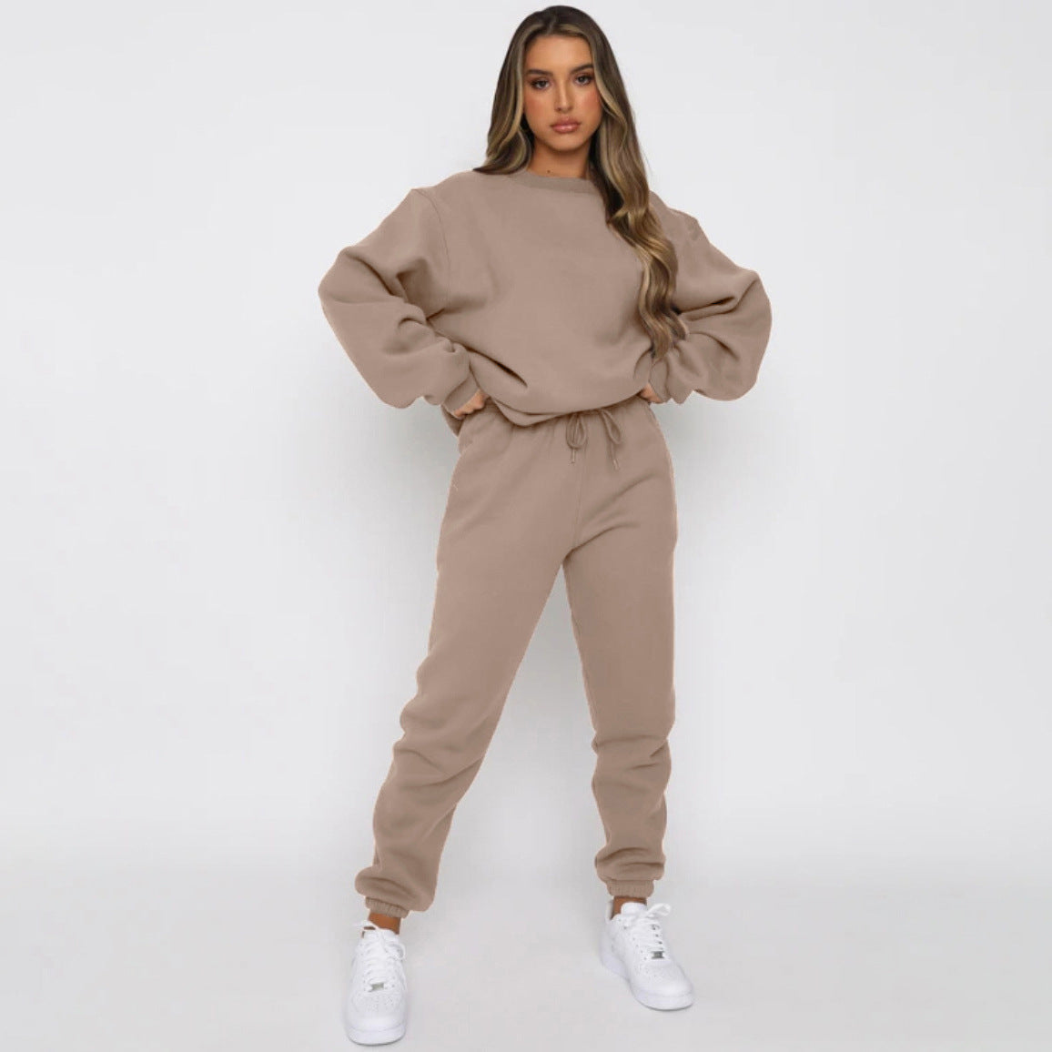 Damen Jogginganzug Bequem Sweatshirt Hose Sportlich